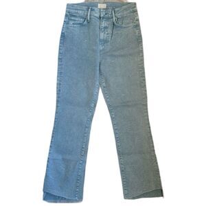 Mother The Insider Crop Step Fray Jeans